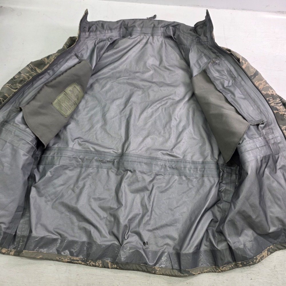 USAF Air Force Digital Camo Jacket Regular Parka All Purpose Gortex Military Med - Picture 4 of 10